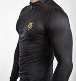 Seamless '3D fit' multi-sport performance zip top