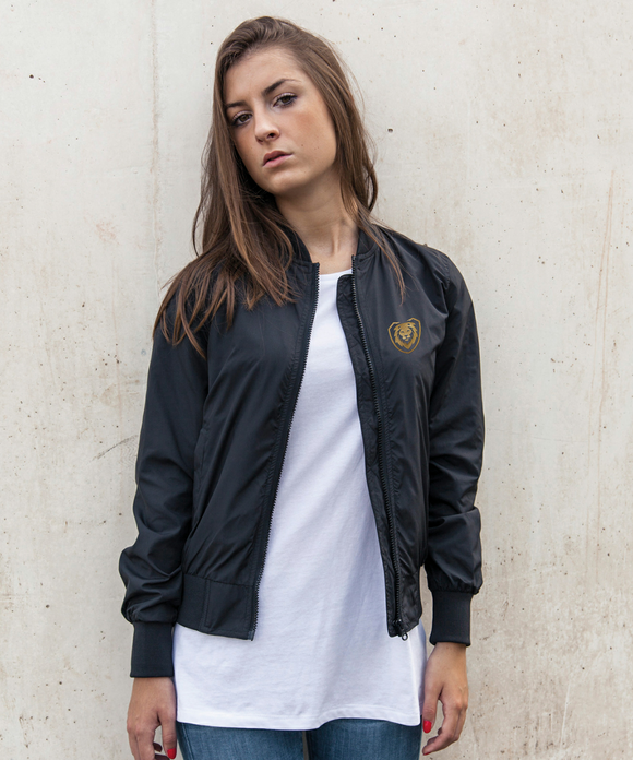 Lion Nylon Bomber Jacket