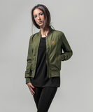 Lion Nylon Bomber Jacket
