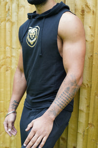 Urban Lion Sleeveless Muscle Hoodie