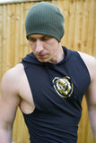 Urban Lion Sleeveless Muscle Hoodie