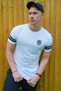 Stripe Jersey tee - Lion Hearted Faith